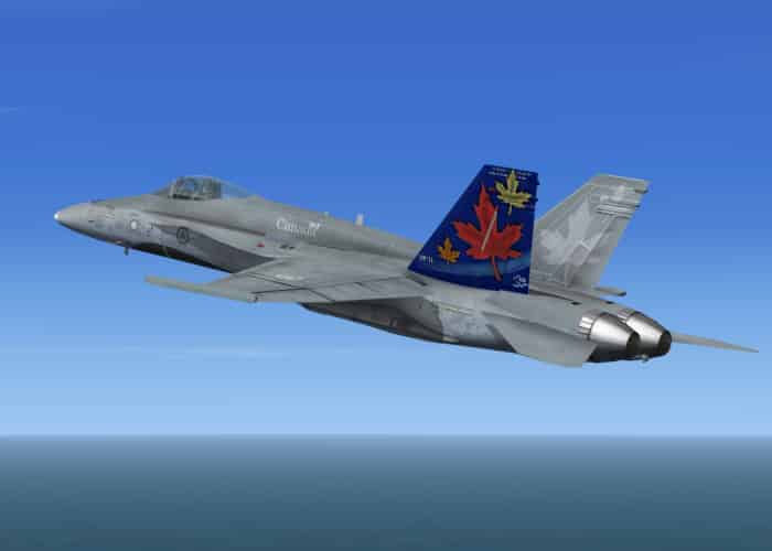 FSX Accel F/A-18 RCAF – 425 Sqn, 2006 Demo Textures