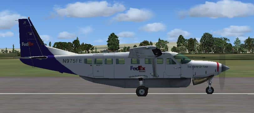 FSX Cessna Grand Caravan – FedEx Textures