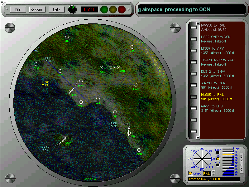 Air Traffic Controller Simulation