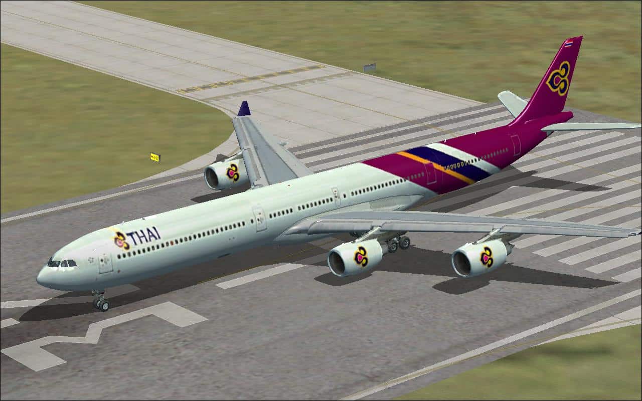 Airbus A340-600 Thai Royal Edition Textures