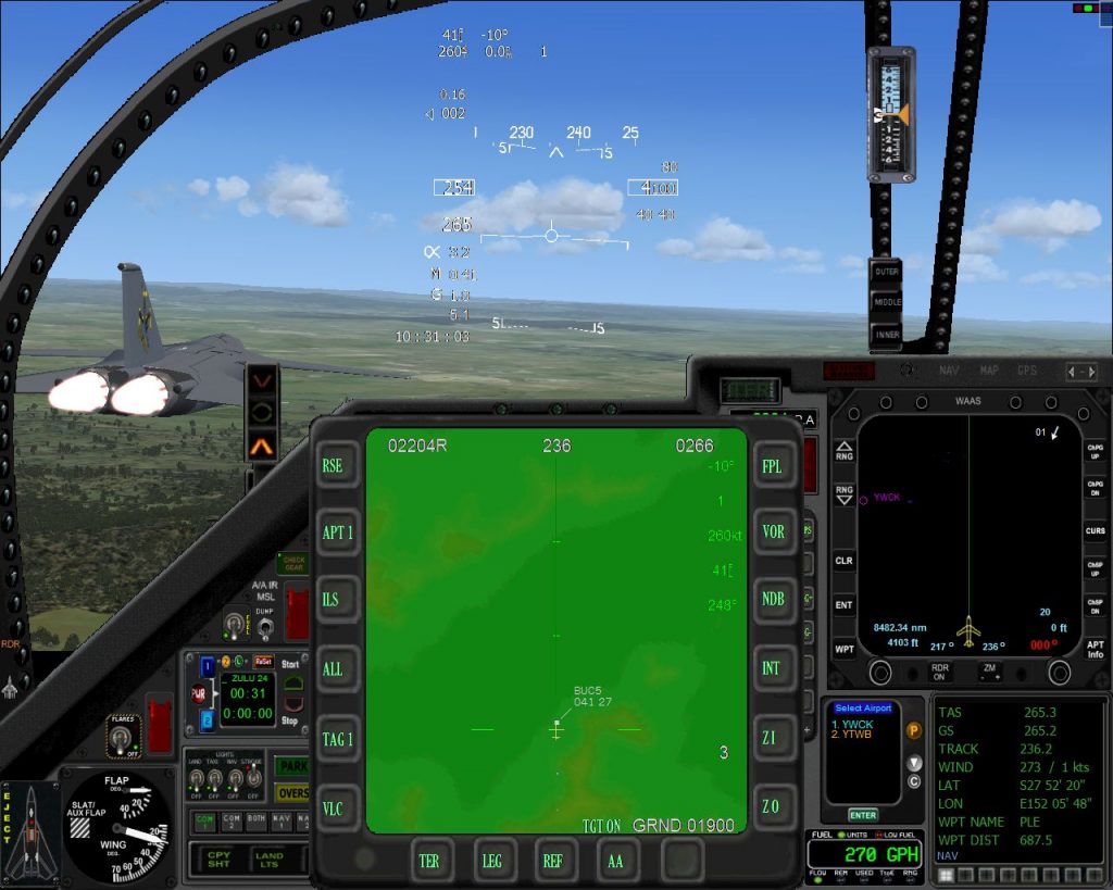 Alphasim F-111 Aardvark HUD and RADAR - Microsoft Flight Simulator X Mod