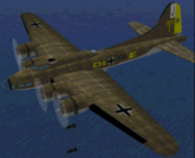 B-17f Flying Fortress of the USAAC 8th Air Force