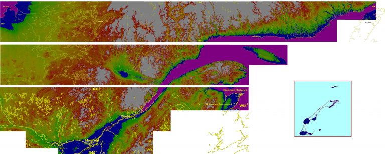 FSX 38m (Lod10) Terrain Mesh files of the province of Quebec 5 ...