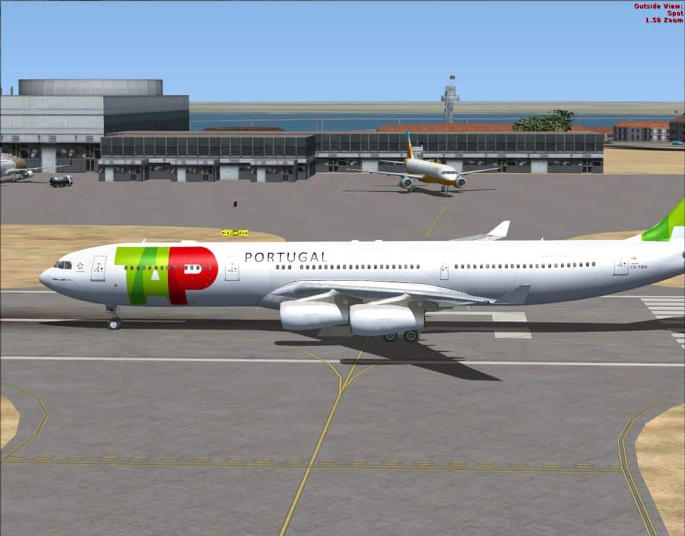 FSX Airbus A340-300 TAP Portugal Textures