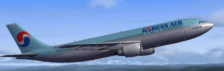 FSX Korean Air A300-600R Textures