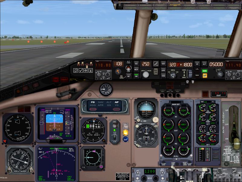 FSX MD80 Panel.