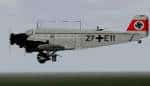 Junkers Ju-52/3m ge Luftwaffe prewar colors FS2000 only