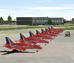 RAF SCAMPTON – RED ARROWS VERSION