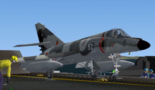 Super Etendard Squadron 11F Textures