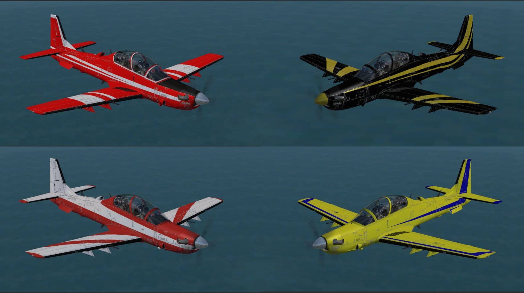 A-29B Super Tucano Texture Pack and Paint kit