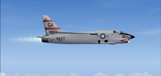 FS2004 RF-8A Crusader USN