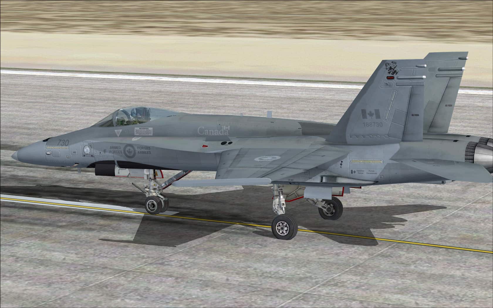 RCAF CF-18 Hornet 409 Sqn Anniversary Textures