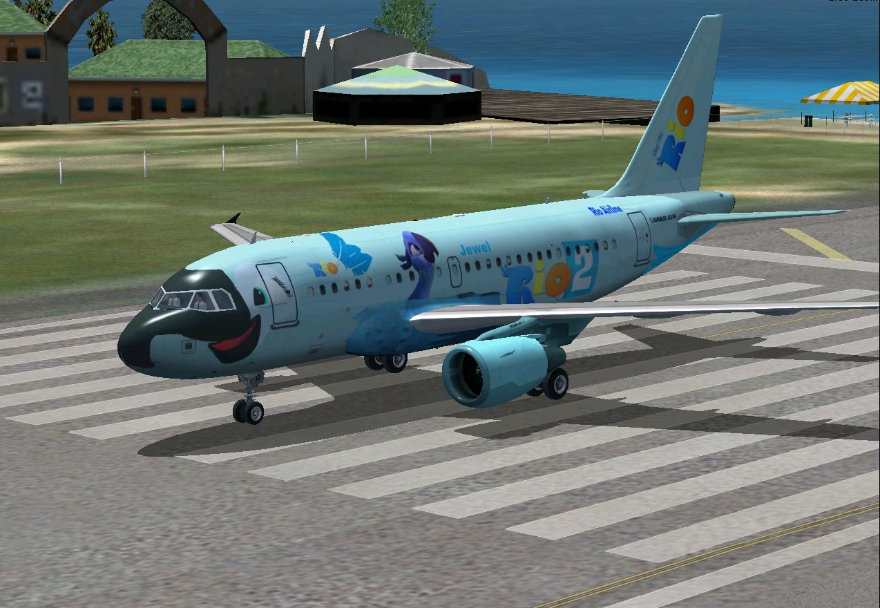 Rio 2 Airbus A318 Textures