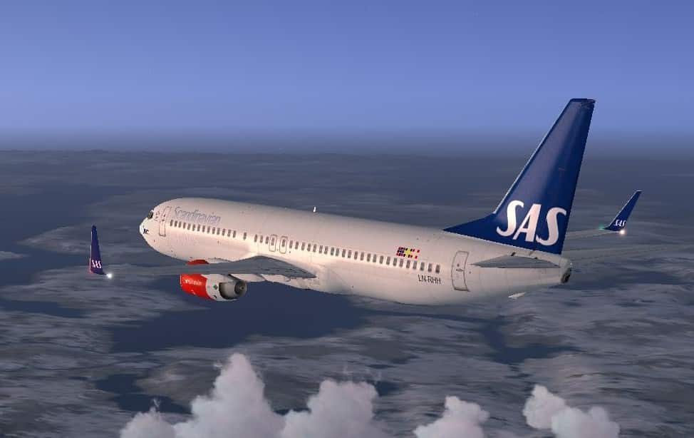 Scandinavian Airlines Boeing 737-800 Textures