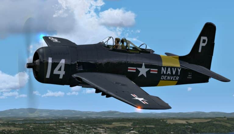 Vertigo Studios F8F Bearcat Textures - Microsoft Flight Simulator X Mod