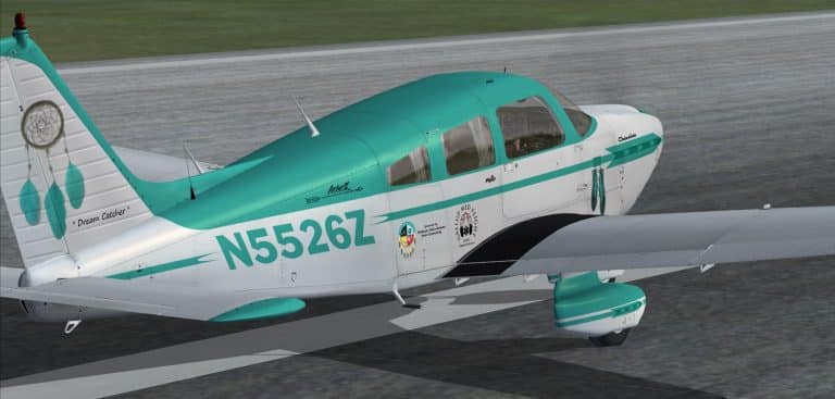 Carenado Piper PA-28-181 Archer II N5526Z textures - Microsoft Flight ...