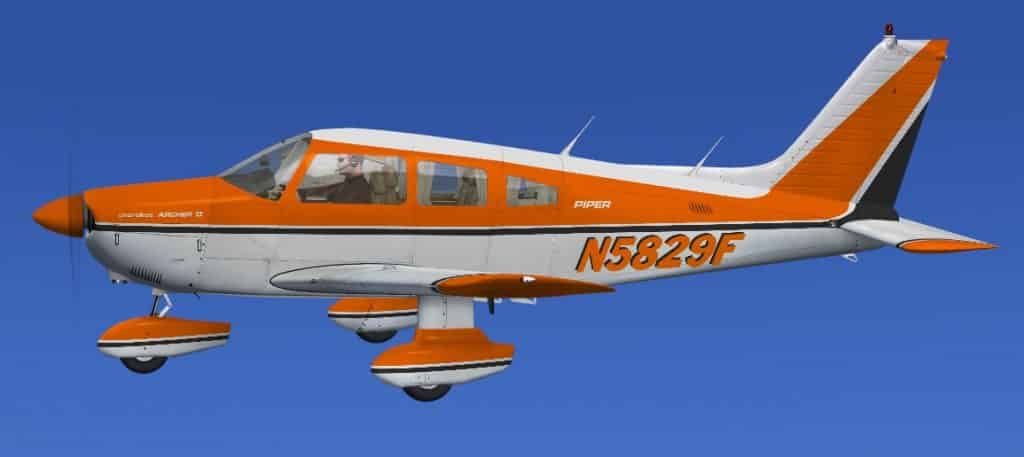 Carenado Piper PA-28-181 Archer II N5829F textures - Microsoft Flight ...