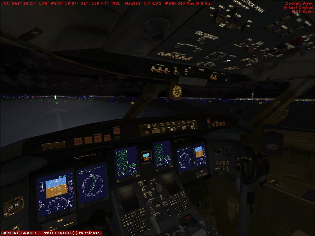 FSX default CRJ 700 upgraded VC textures