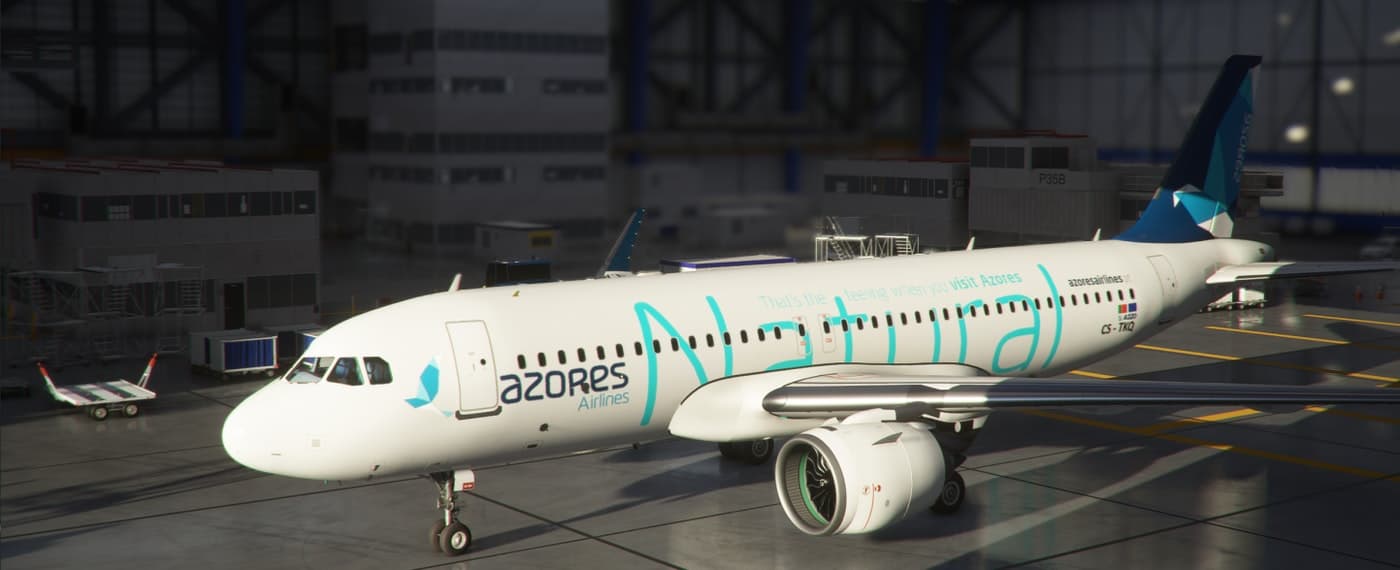 A320 Azores Airlines Natural v1.0