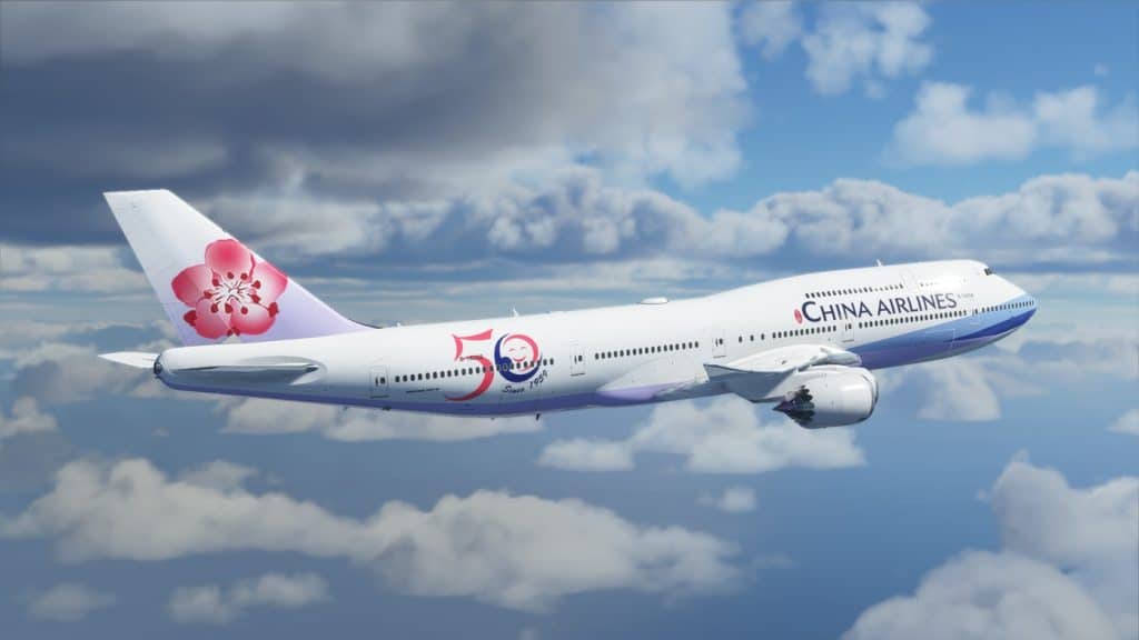 B747 China Airlines 50th Anniversary Livery V1.0 - Microsoft Flight 