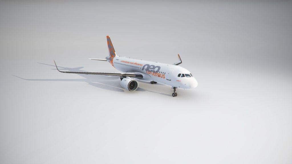 A320 NEO Livery JayDee Grey Orange - MSFS2020 Liveries Mod