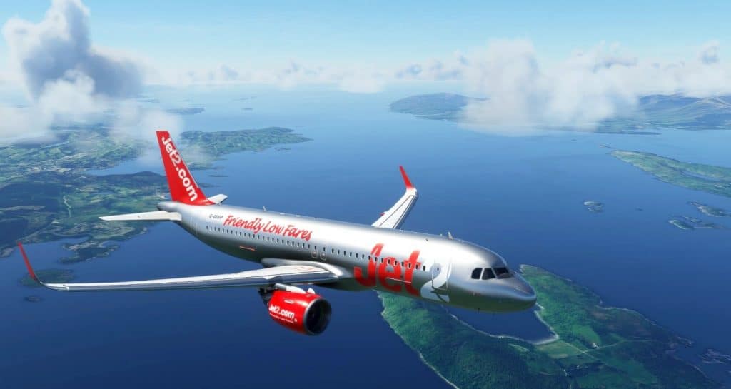 A320 NEO Jet2.com RedGrey v1.0 - MSFS2020 Liveries Mod