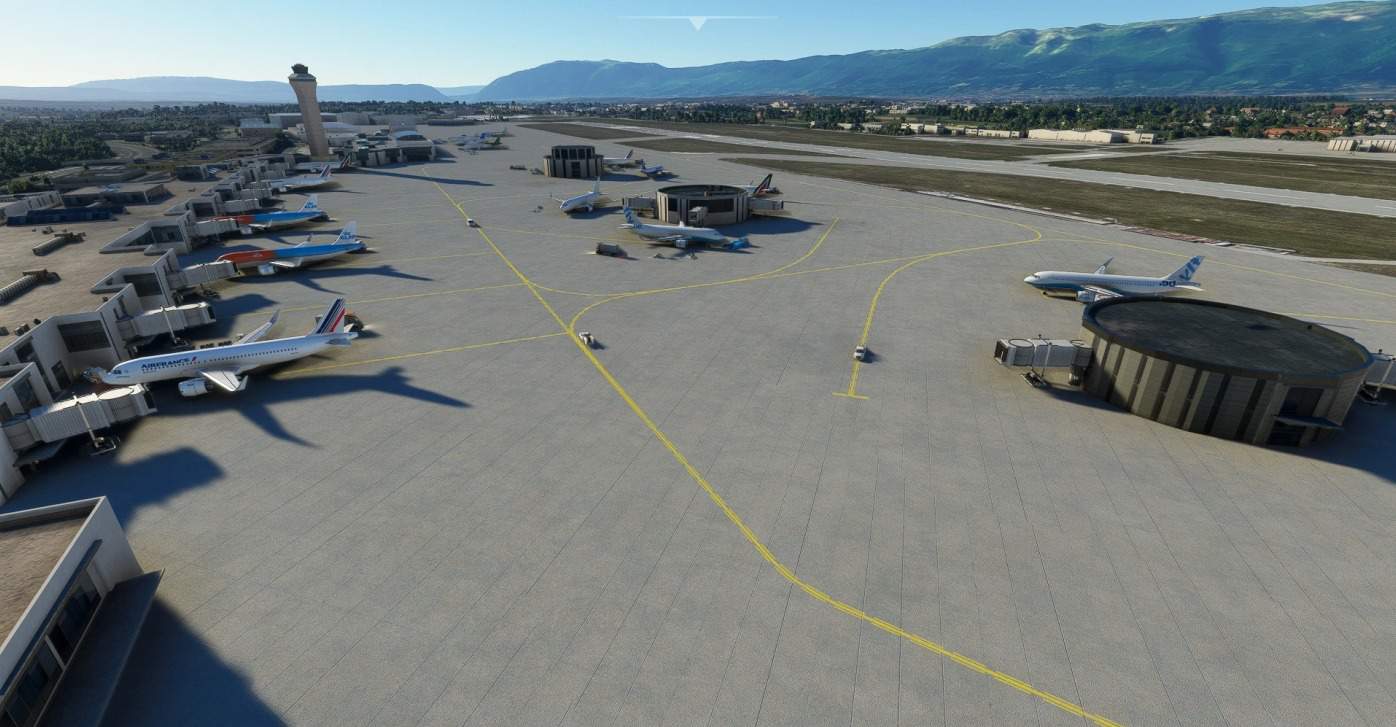 Geneva LSGG Aerial Textures v0.1.0 - MSFS2020 Airports Mod