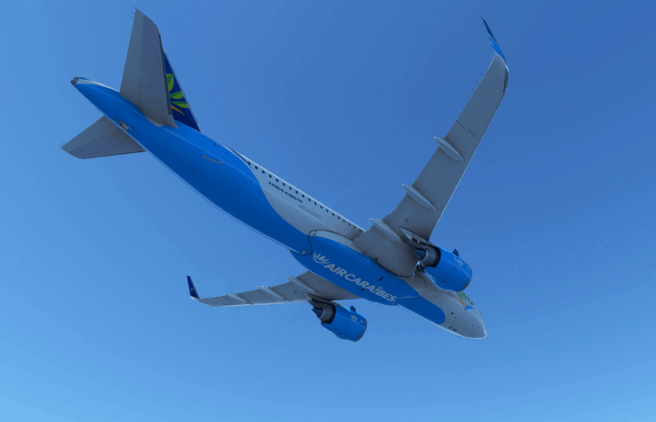 [4K] A320 Air Caraïbes v1.1 - MSFS2020 Liveries Mod