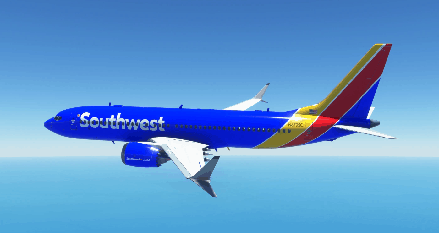 737 max southwest v1.0 - MSFS2020 Liveries Mod