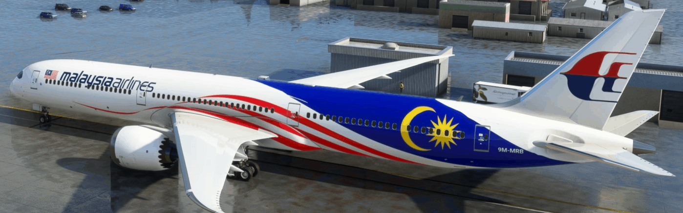 Malaysia Airlines B787 10 Livery Pack V10 Msfs2020 Liveries Mod