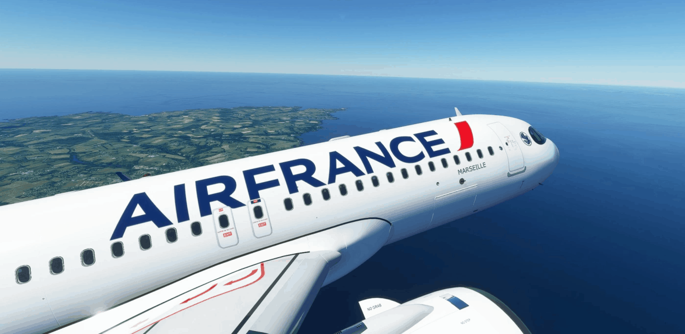 [A32NX] 8K Air France “Marseille” (2021) NEW LIVERY v1.0