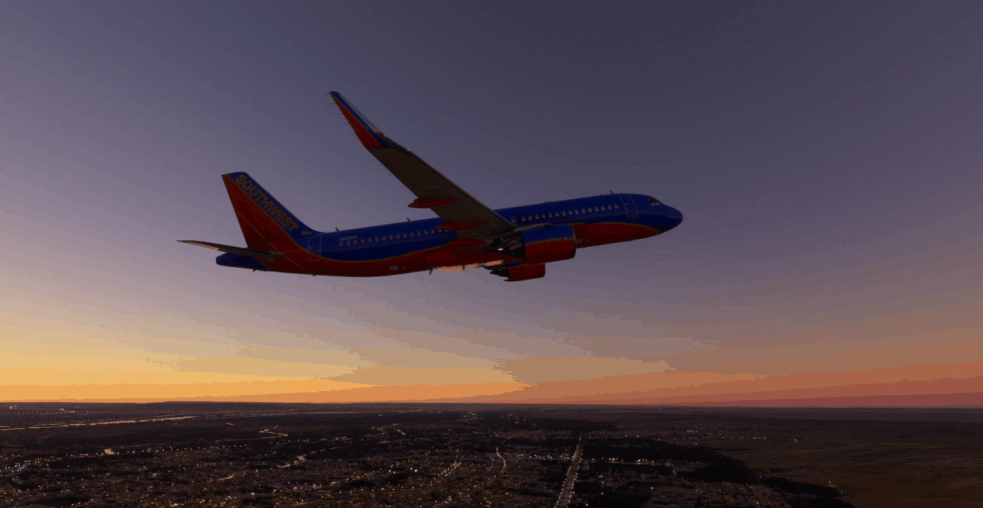 [A32NX] Southwest Airlines｜Canyon Blue (2001) v2.0 - MSFS2020 Liveries Mod