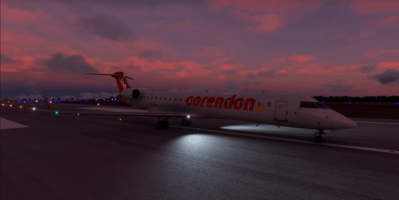 Aerosoft CRJ700 Corendon Dutch Airlines repaint v1.0