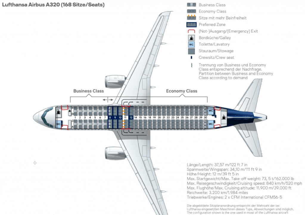 Lufthansa A320neo 168-seat CabinLayout for SLC v1.1 - MSFS2020 Other Mod