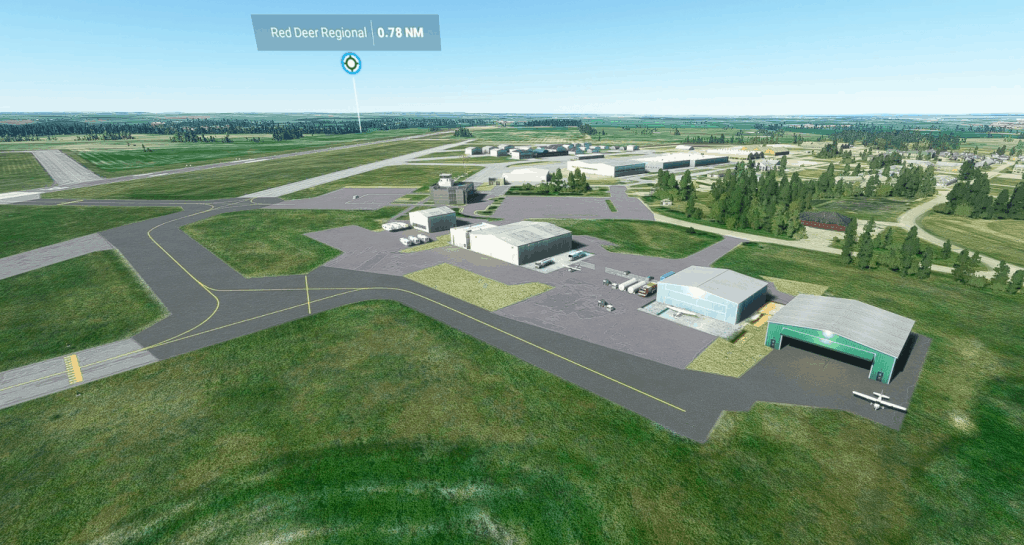 Red Deer Regional CYQF - Let there be light v1.0 - MSFS2020 Scenery Mod