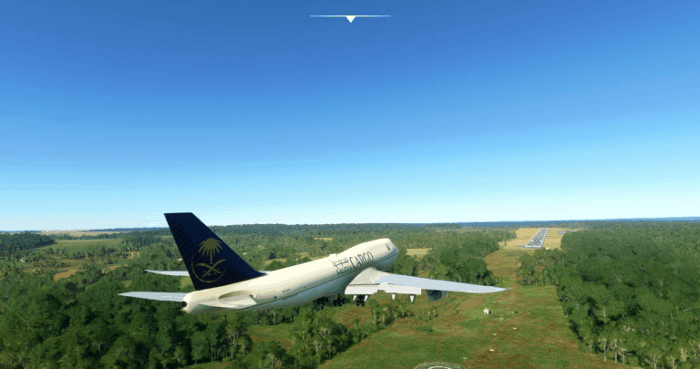 Asobo 747-8 BCF Saudia Cargo [No mirroring] v2.0 - MSFS2020 Liveries Mod