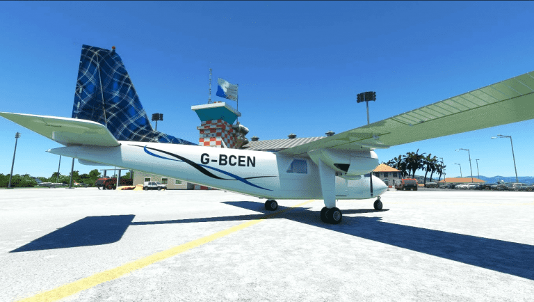 BN2 Islander G-BCEN Repaint V1.0 - MSFS2020 Liveries Mod