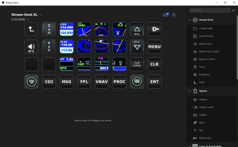 Stream Deck profile for C172 Steam gauge version for Lorby's AAO v0 (2 ...