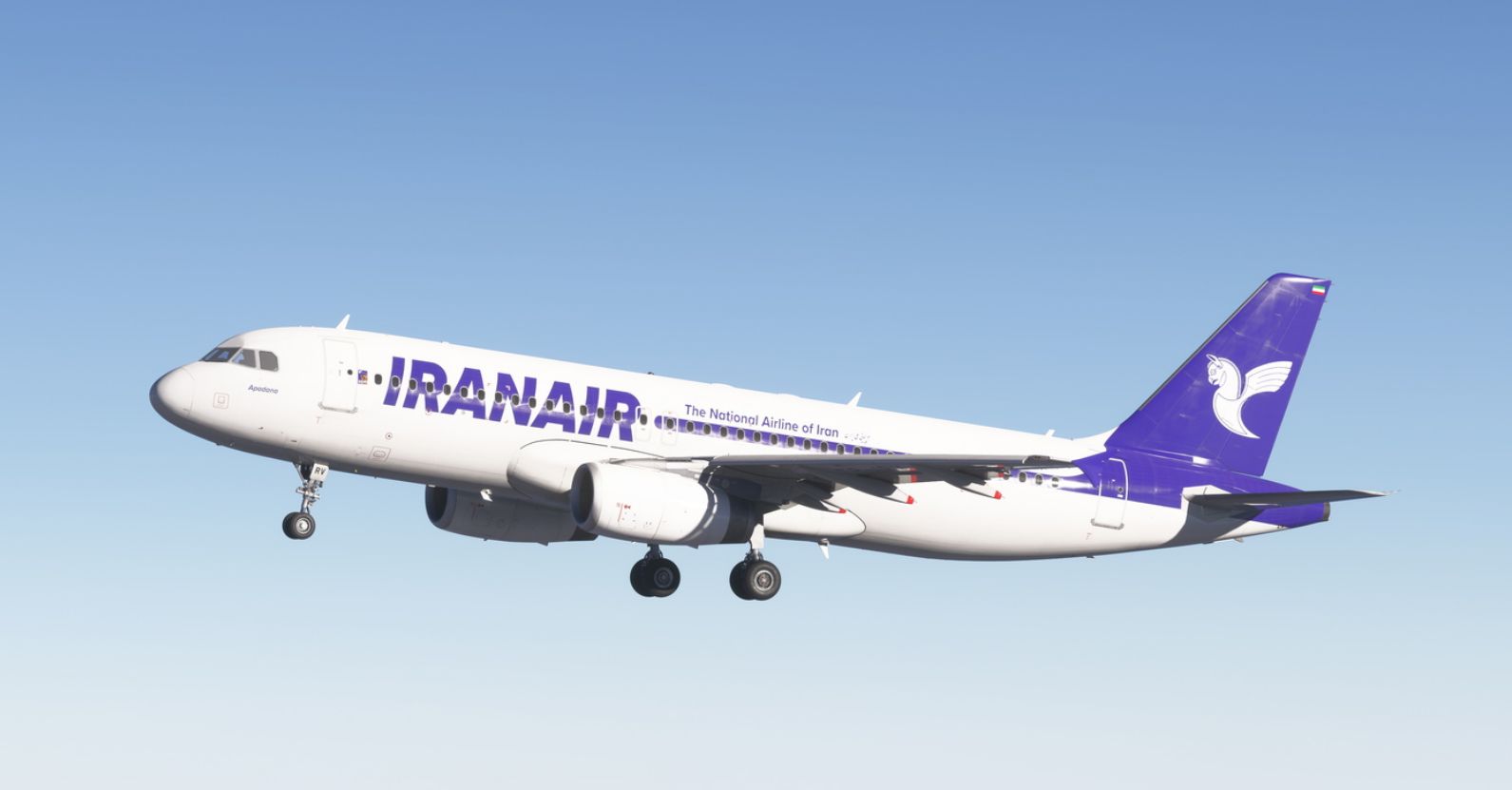 Iran Air Ep-irv Fenix A320 Iae Fictional Concept Livery With Cabin - 8k 