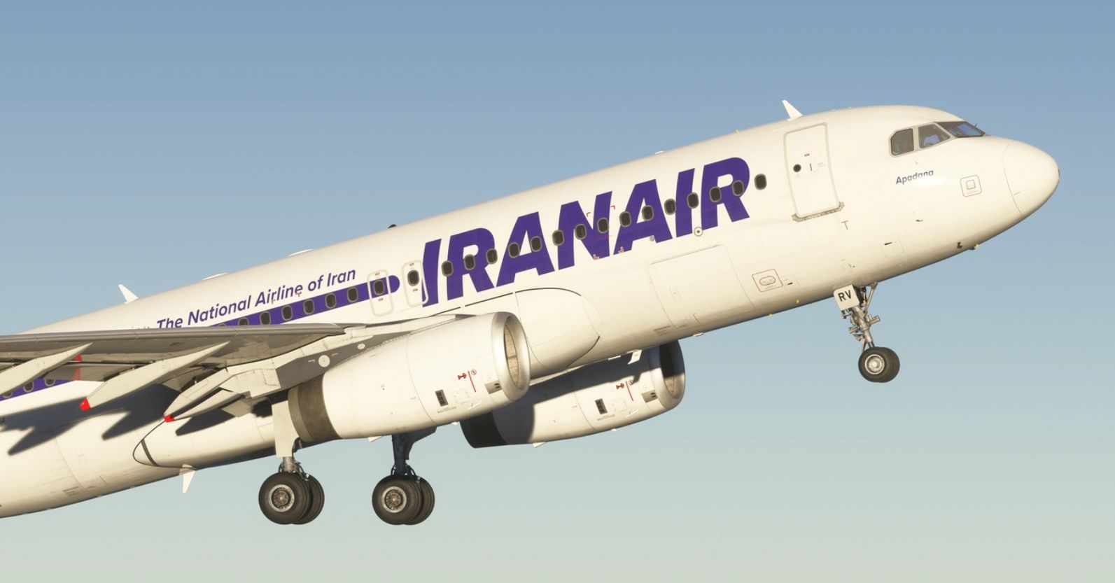 Iran Air Ep-irv Fenix A320 Iae Fictional Concept Livery With Cabin - 8k 