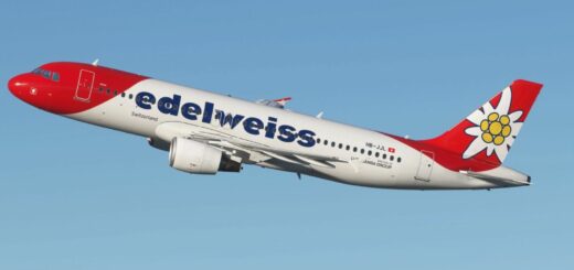 Edelweiss [HB-JJL – New Design] w/Cabin Fenixsim A320 [8K+4K] v2.0