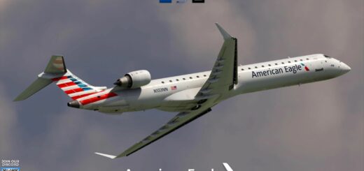 American Eagle Livery Pack | Aerosoft CRJ900 V2 | 4K